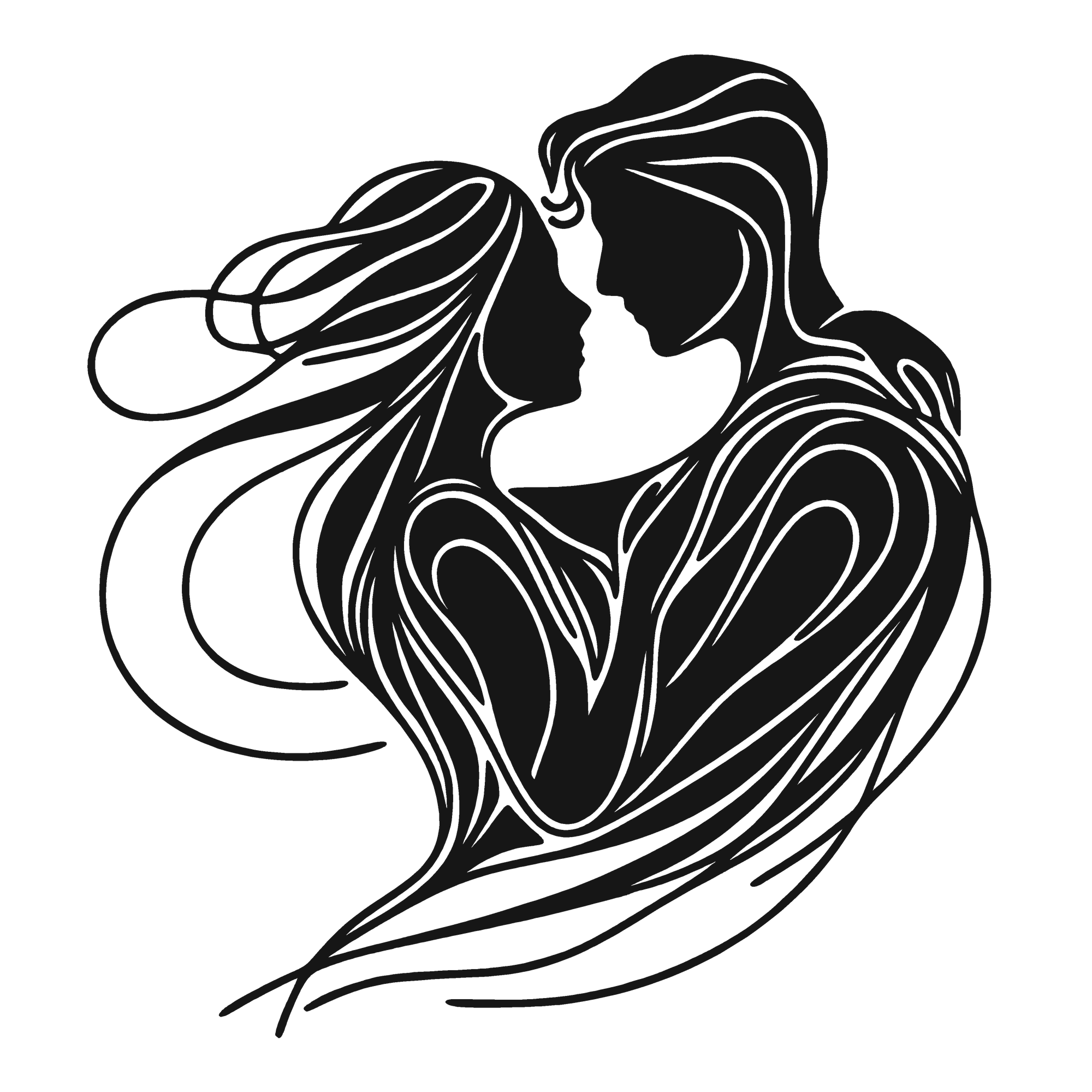 Bound by Love - laser-cut metal wall art