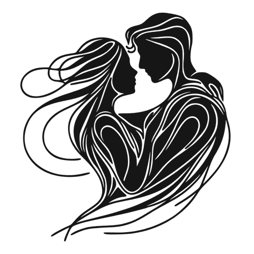 Bound by Love - laser-cut metal wall art