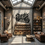 Honda CBR 1000 - laser-cut metal wall art