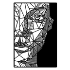 Mosaic Mind - laser-cut metal wall art