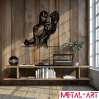 I Am Iron Man - laser-cut metal wall art