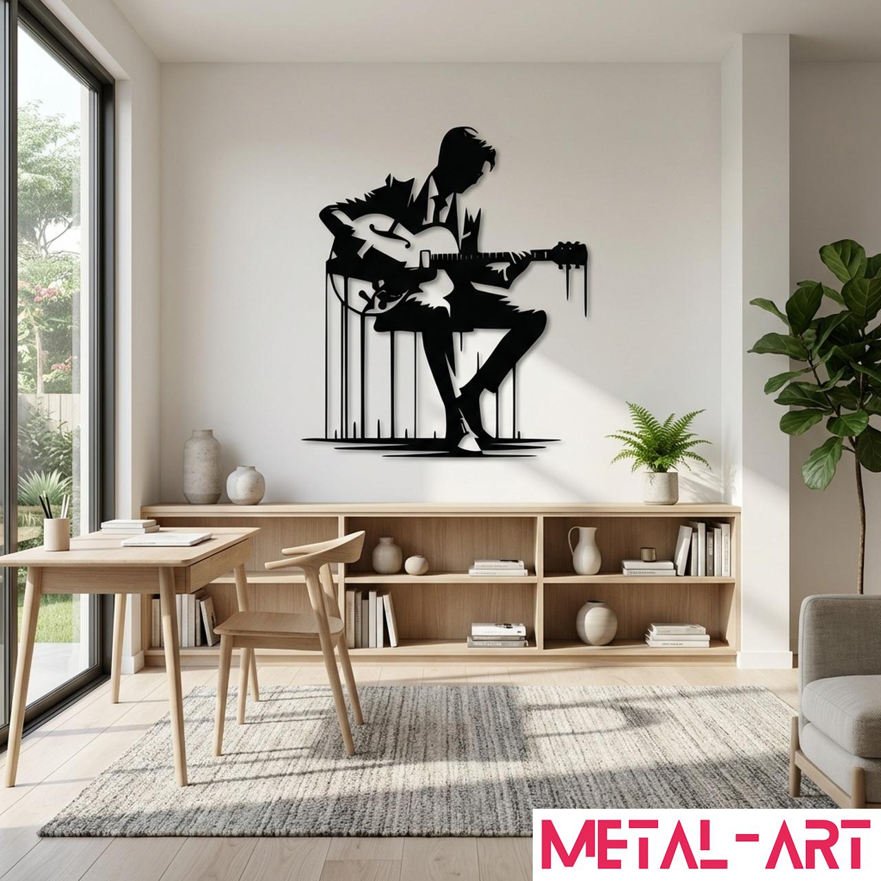 Soul Strings - laser-cut metal wall art