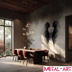 Entangled Minds - laser-cut metal wall art