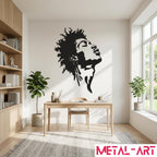 Eyes to the Sky - laser-cut metal wall art