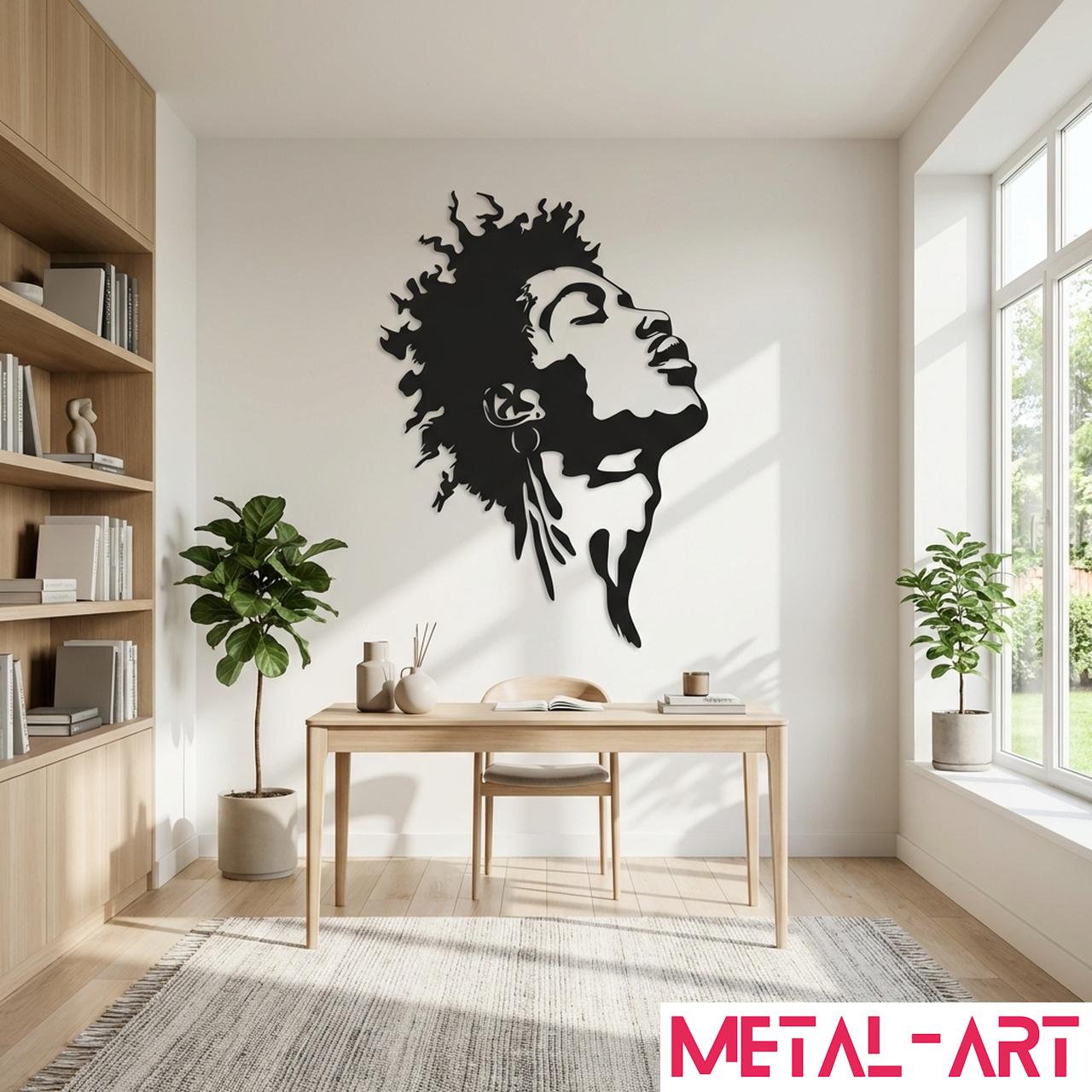 Eyes to the Sky - laser-cut metal wall art
