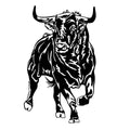 Horned Titan - laser-cut metal wall art