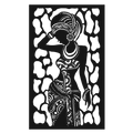 Ancestral Beauty - laser-cut metal wall art