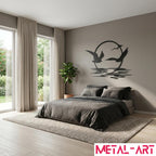 Free Flight - laser-cut metal wall art