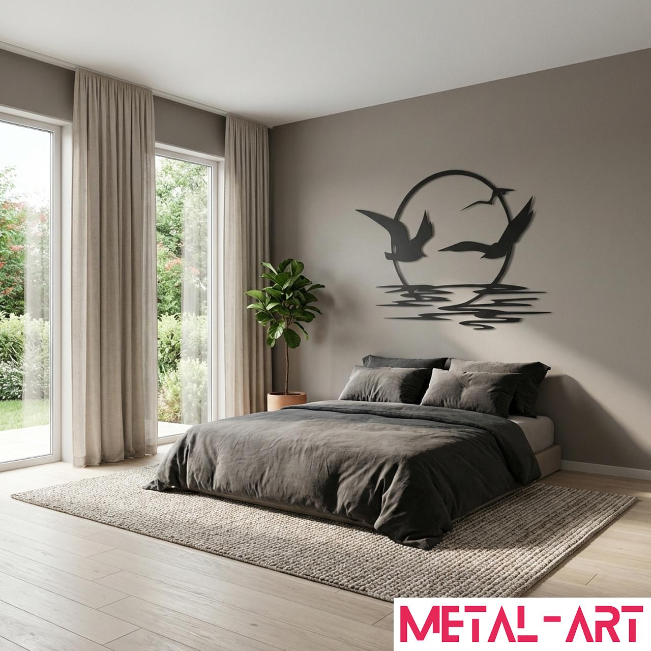 Free Flight - laser-cut metal wall art