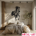 Wild Stride - laser-cut metal wall art