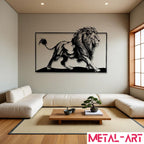 Regal Stride - laser-cut metal wall art