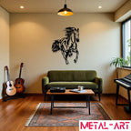 Wild Stride - laser-cut metal wall art