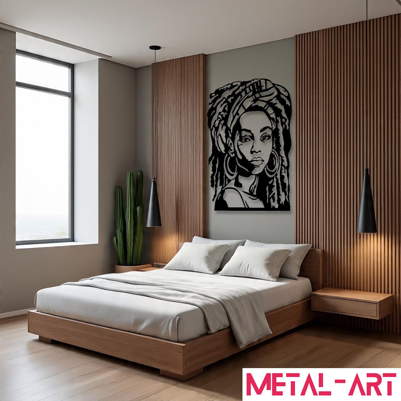 Soul Sister - laser-cut metal wall art