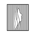 Striped Emergence - laser-cut metal wall art