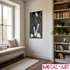 Velvet Curves - laser-cut metal wall art
