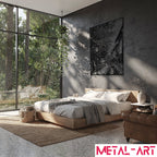 Japanese Tranquility - laser-cut metal wall art