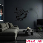 Tentacle Dance - laser-cut metal wall art