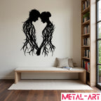 Rooted in us - laser-cut metal wall art