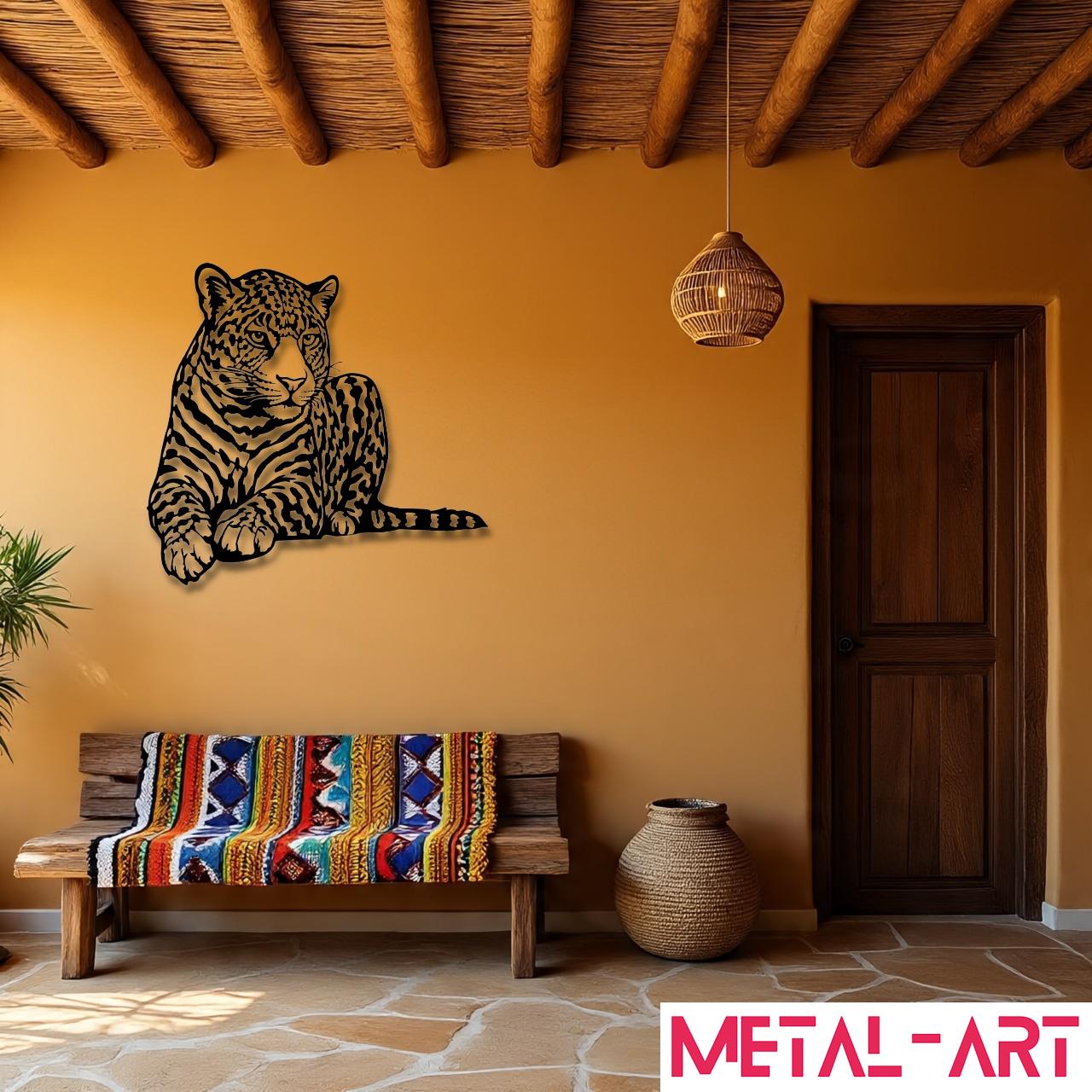 Silent Stalker - laser-cut metal wall art