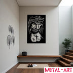 Divine Redemption - laser-cut metal wall art