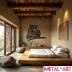Silent Stalker - laser-cut metal wall art