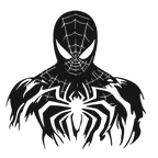 Midnight Spider - laser-cut metal wall art