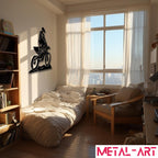 Dirt Bike - Peak Rush - laser-cut metal wall art