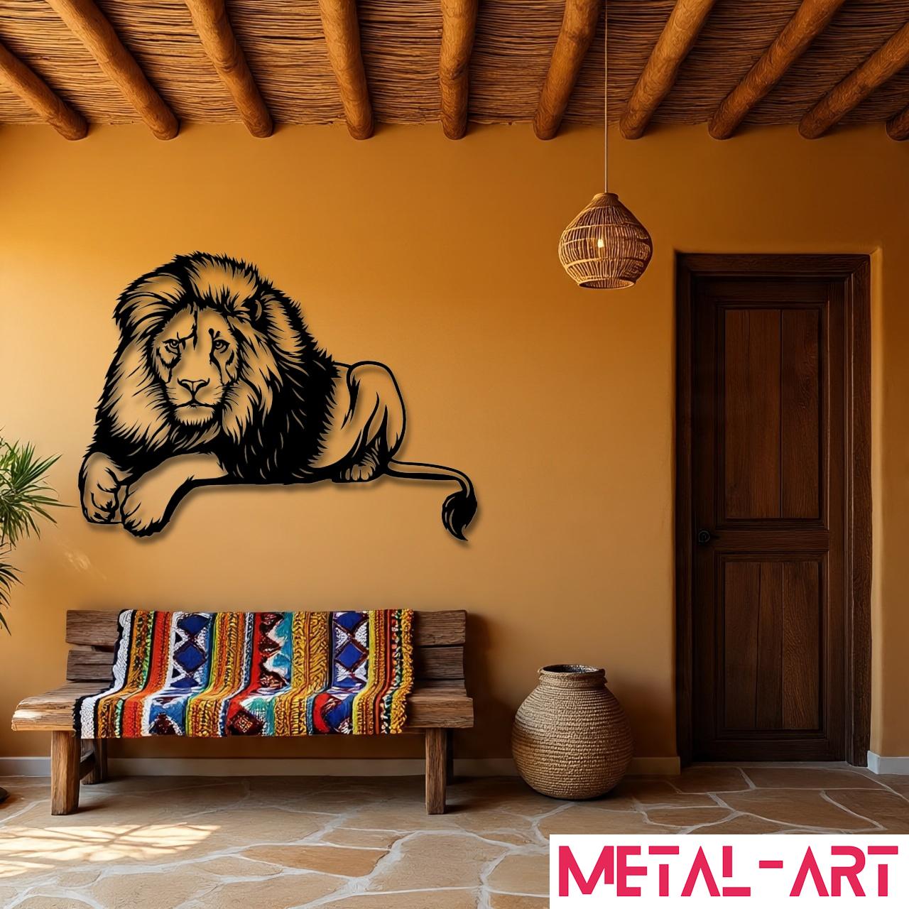 Golden Pride - laser-cut metal wall art