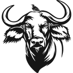 Buffalo Guardian - laser-cut metal wall art