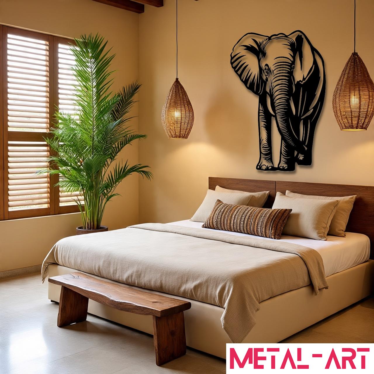 Savanna Giant - laser-cut metal wall art