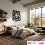 Eye of the Jungle - laser-cut metal wall art