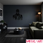 Midnight Spider - laser-cut metal wall art
