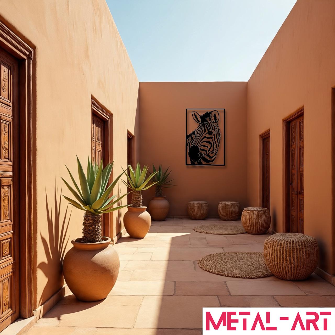 Inner Stripes - laser-cut metal wall art