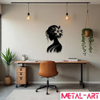 Blooming Beauty - laser-cut metal wall art