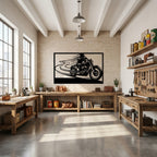 Wind Runner - laser-cut metal wall art
