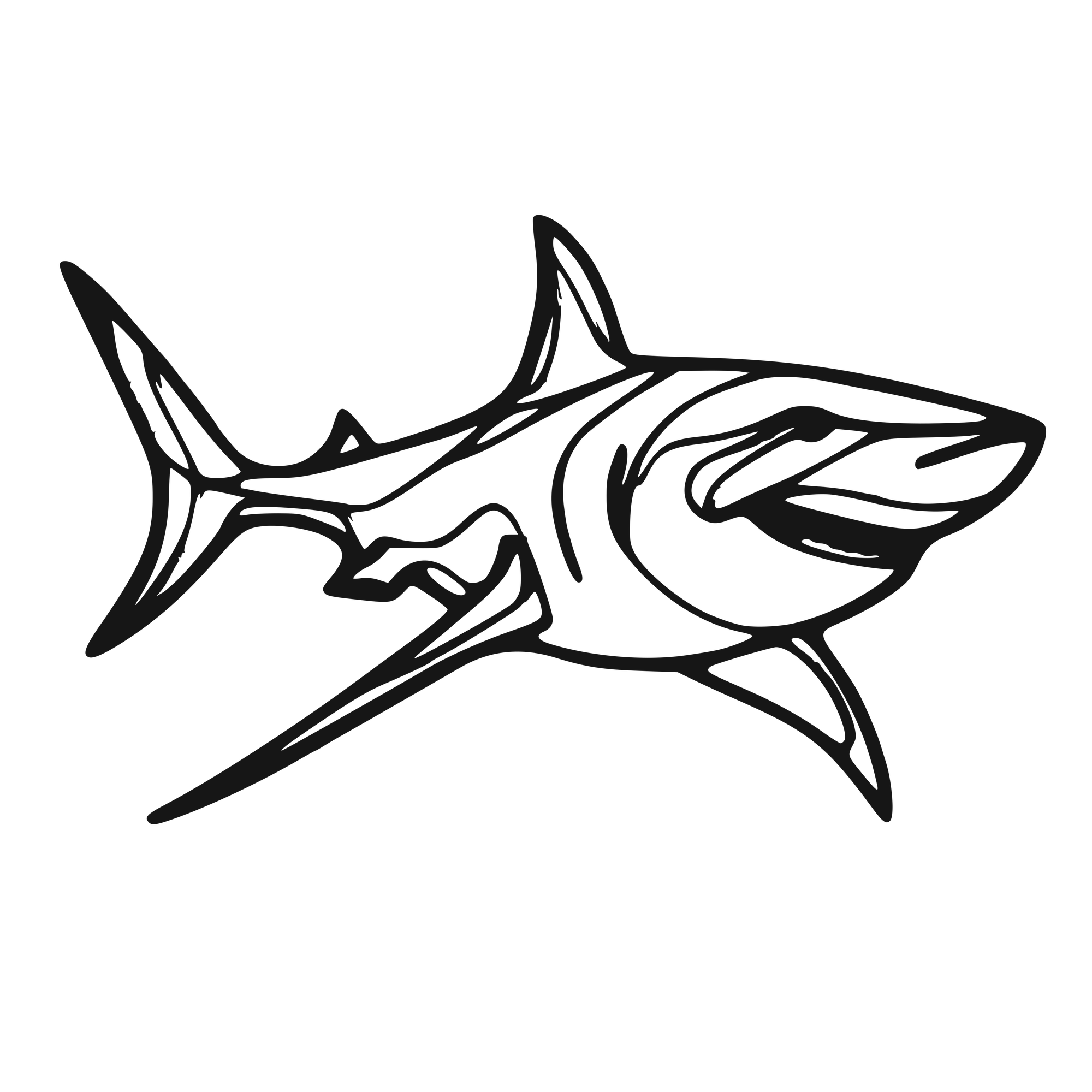 Iron Jaws - laser-cut metal wall art