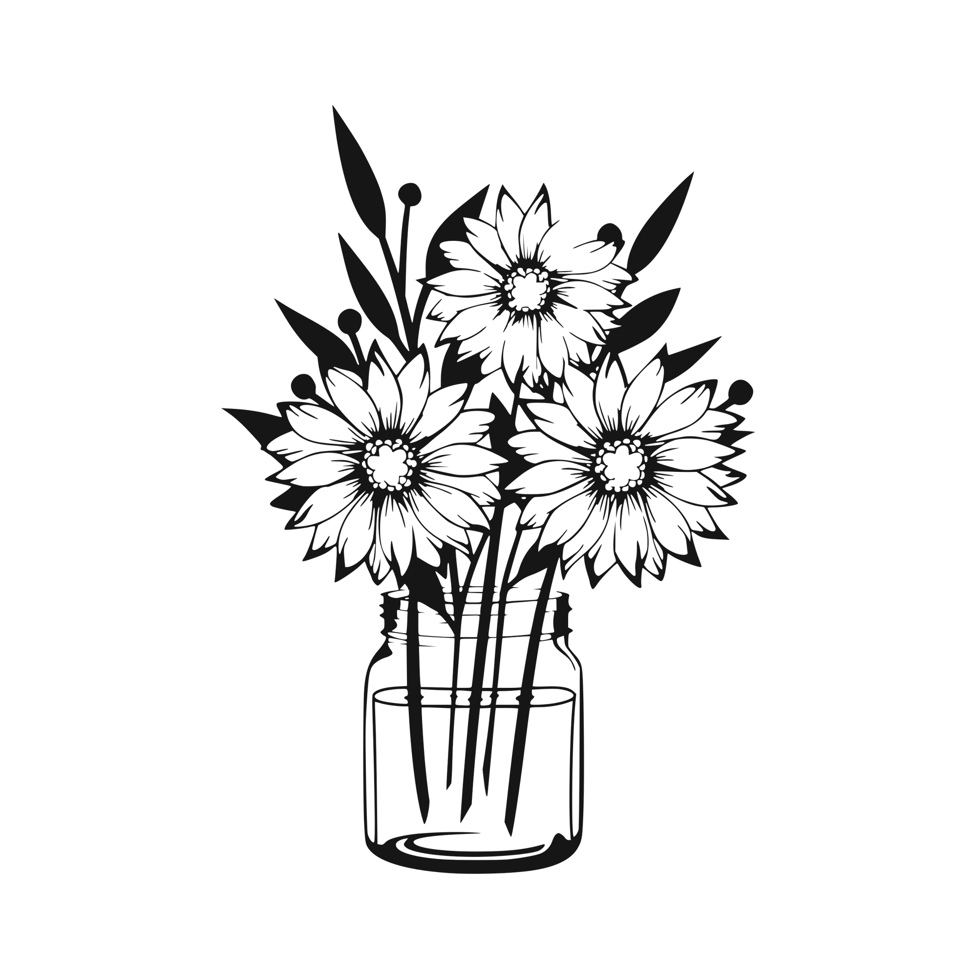 Eternal Bloom - laser-cut metal wall art