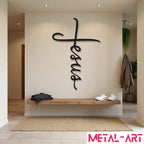Living Word - laser-cut metal wall art