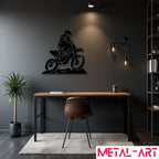 Dirt Bike - Peak Rush - laser-cut metal wall art