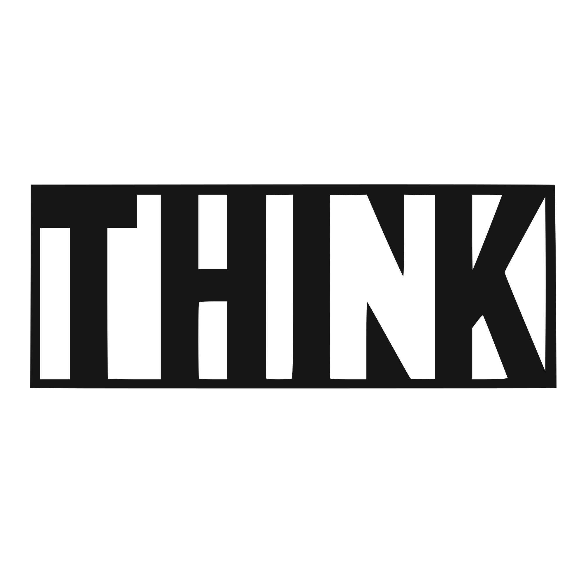 Think Bold - laser-cut metal wall art