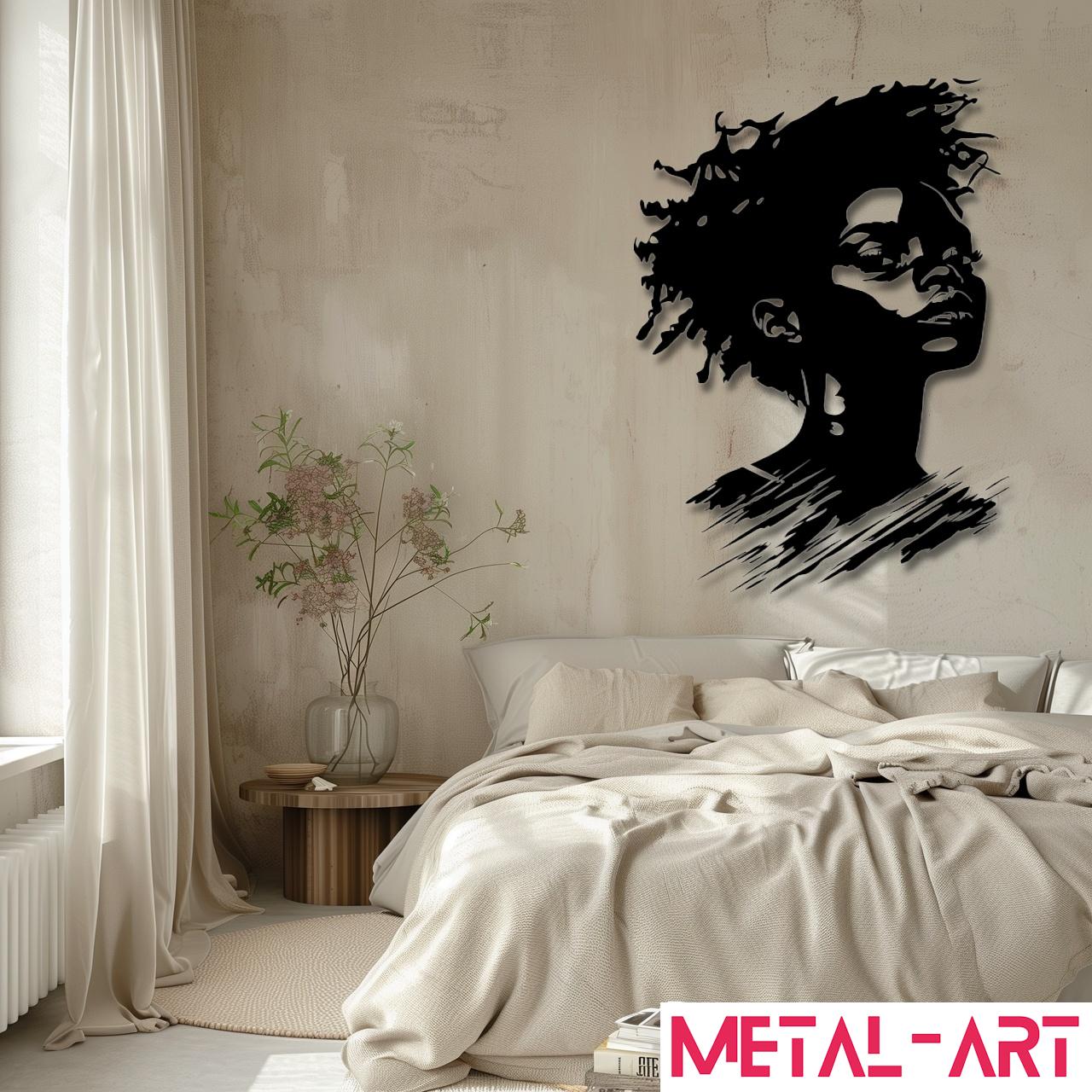 Silent Power - laser-cut metal wall art