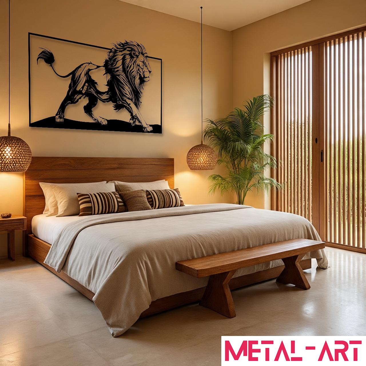 Regal Stride - laser-cut metal wall art