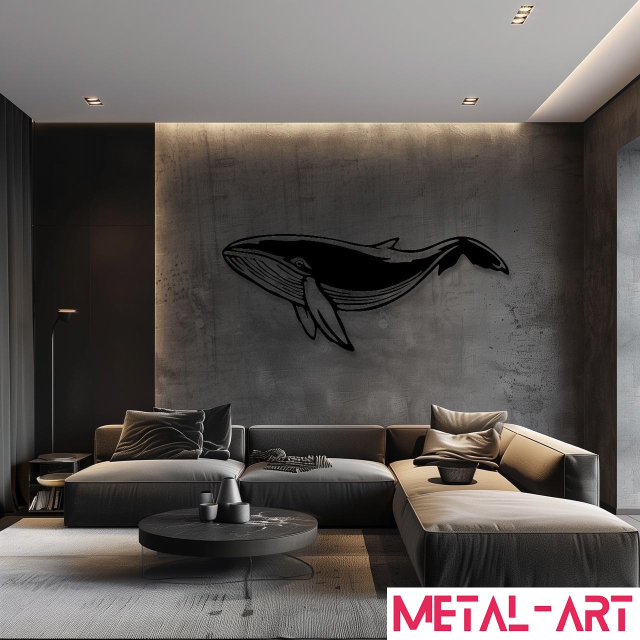 Serene Giant - laser-cut metal wall art