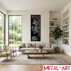 Wired - laser-cut metal wall art
