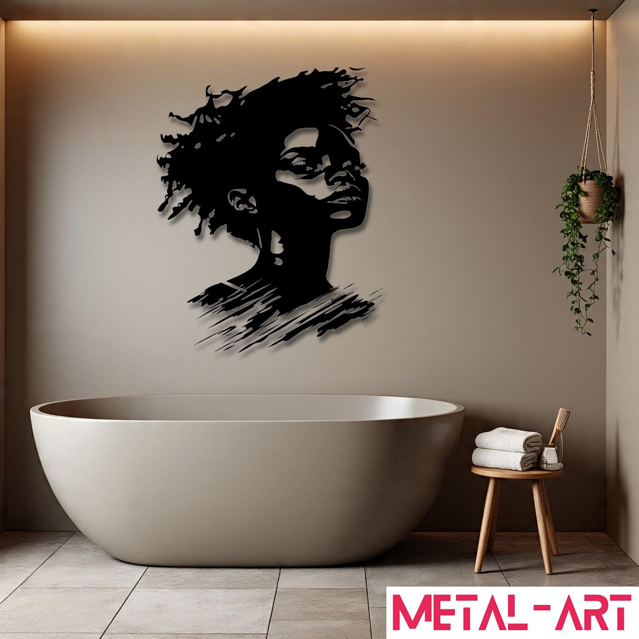 Silent Power - laser-cut metal wall art