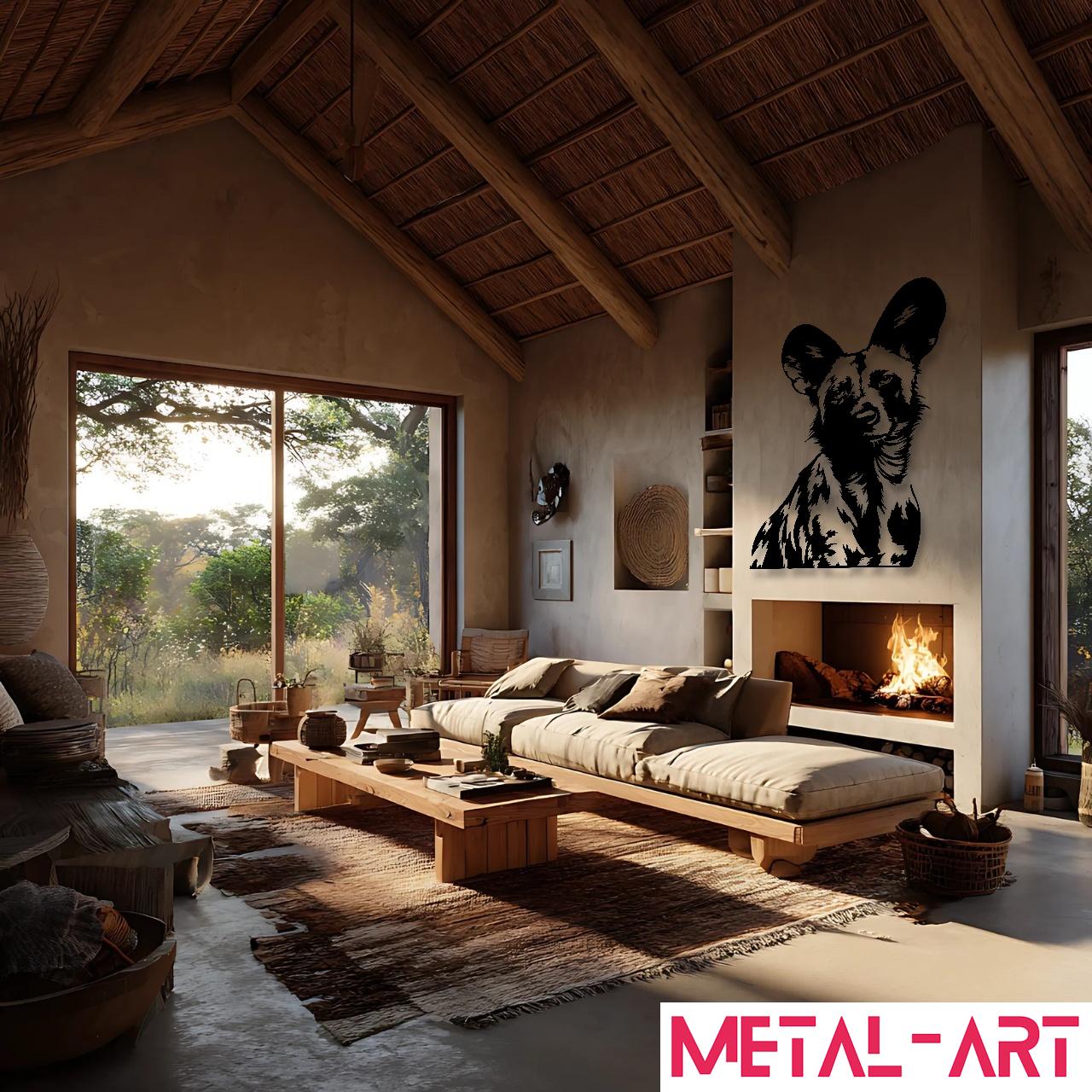 Pack Leader - laser-cut metal wall art