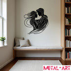 Bound by Love - laser-cut metal wall art