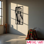 Topographic Beauty - laser-cut metal wall art
