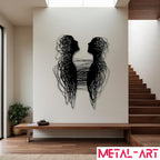 Entangled Minds - laser-cut metal wall art