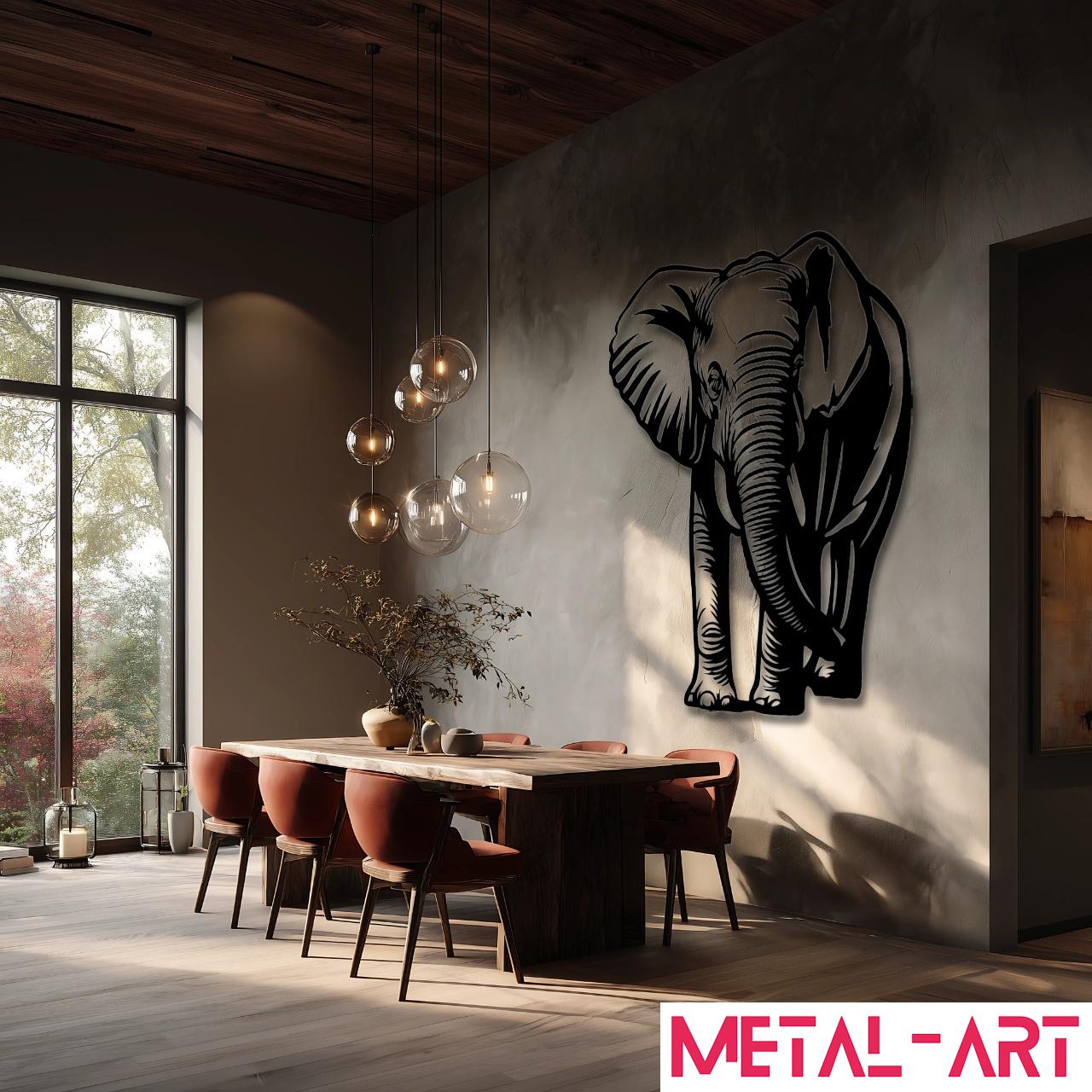 Savanna Giant - laser-cut metal wall art